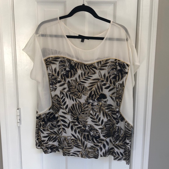 Lane Bryant Tops - Lane Bryant tropical top